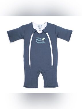 BABY MERLIN’S MAGIC SLEEPSUIT in Cotton Navy - Small (3-6M)